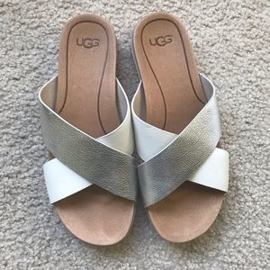 UGG Kari sandals White & Silver